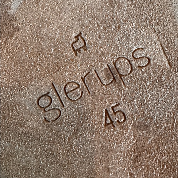 Glerups Wool Slip-On Slippers with Leather Sole - Picture 9 of 13